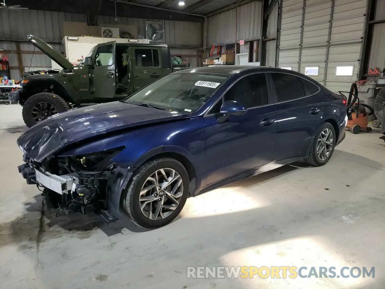 1 Photograph of a damaged car 5NPEF4JAXLH000839 HYUNDAI SONATA 2020