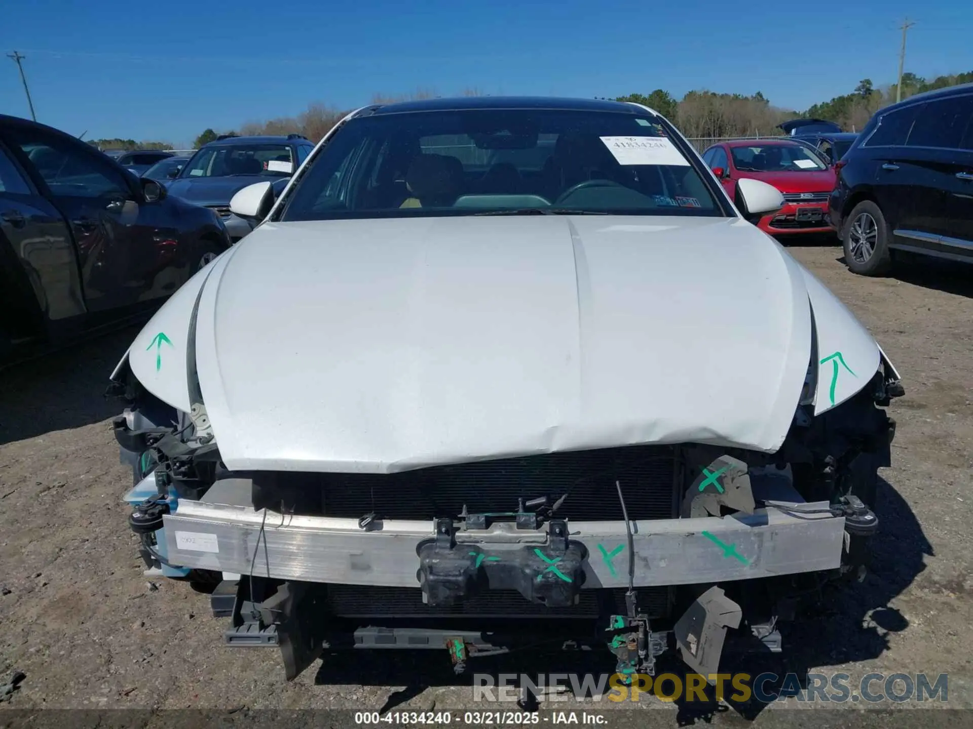 12 Photograph of a damaged car 5NPEF4JAXLH016698 HYUNDAI SONATA 2020