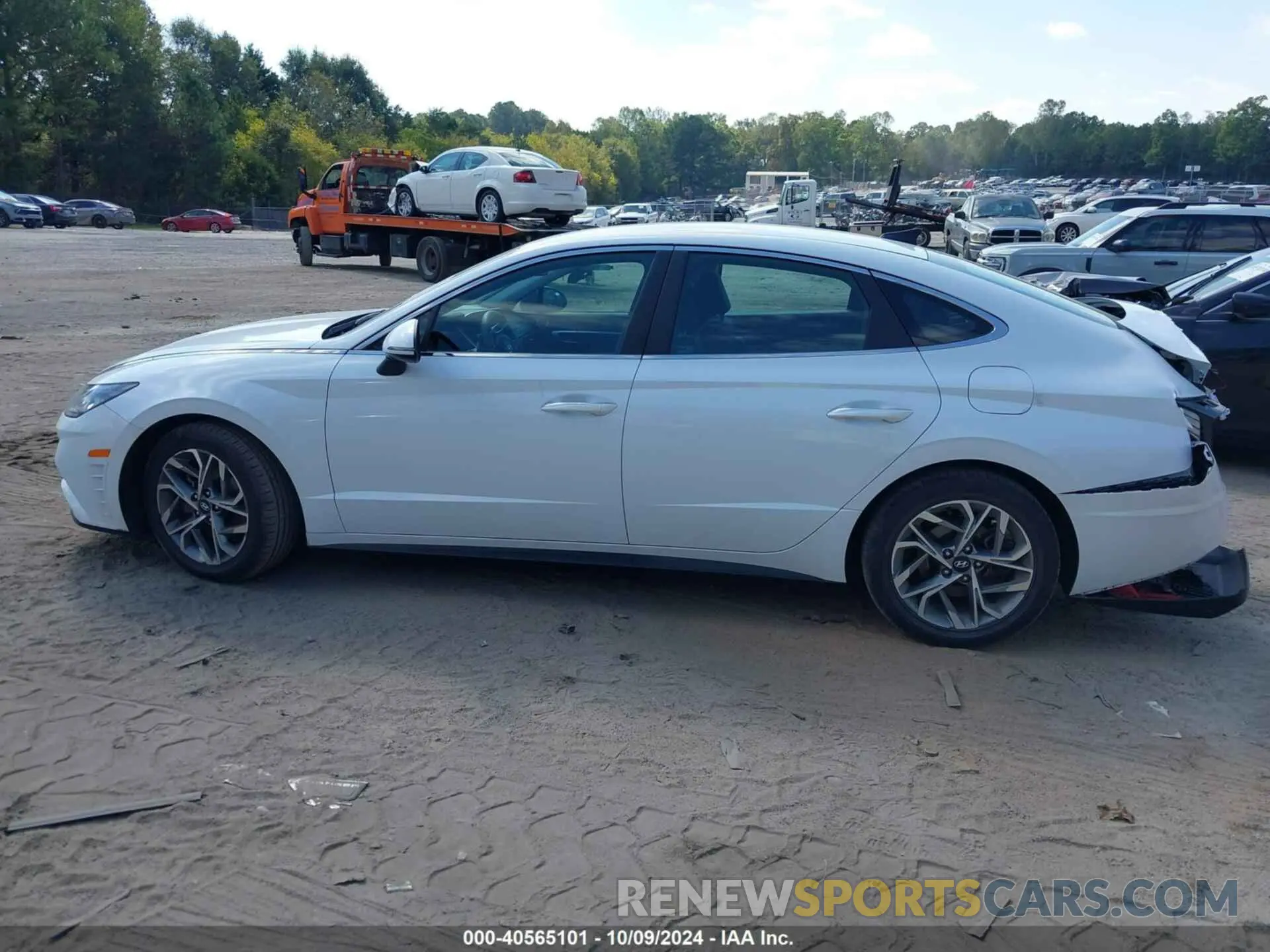 14 Photograph of a damaged car 5NPEF4JAXLH019231 HYUNDAI SONATA 2020