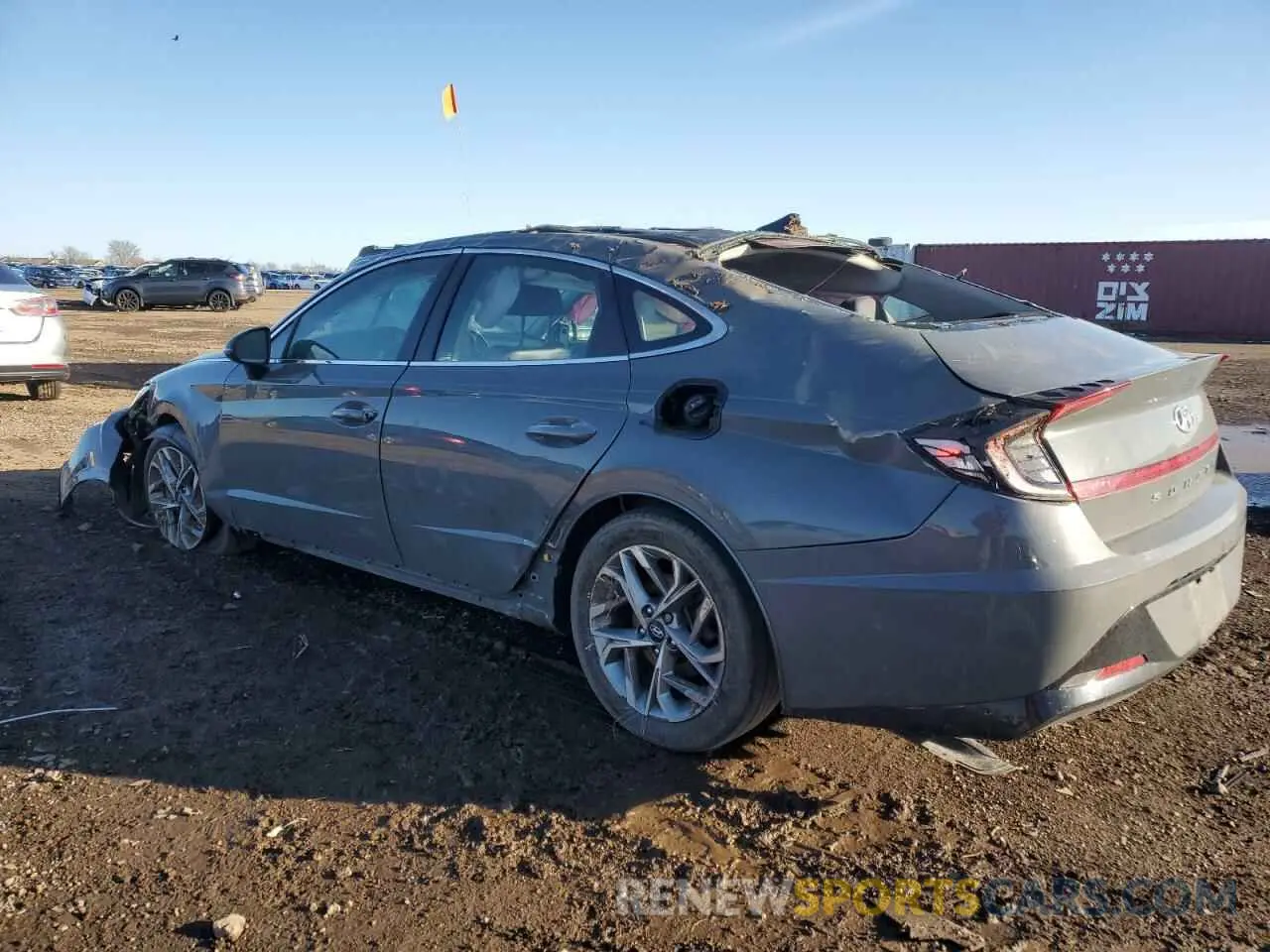 2 Photograph of a damaged car 5NPEF4JAXLH035350 HYUNDAI SONATA 2020