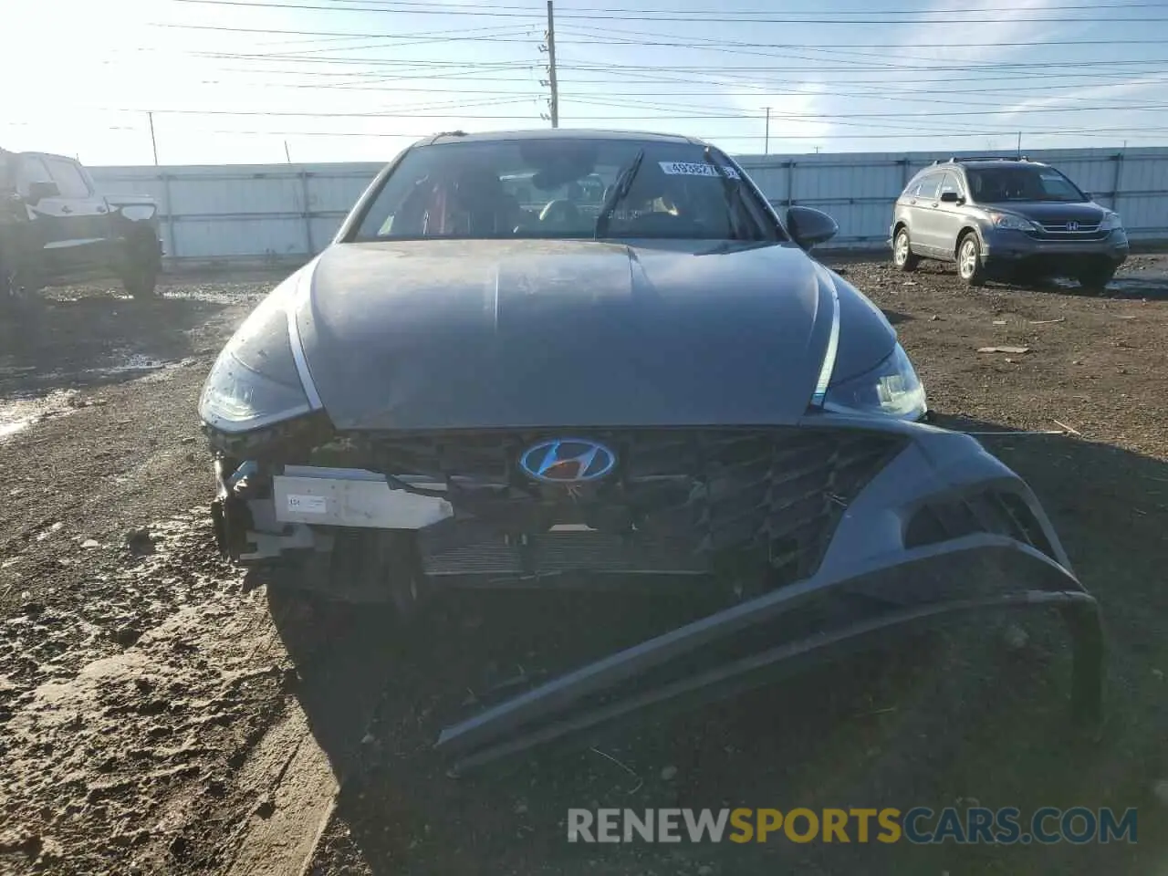 5 Photograph of a damaged car 5NPEF4JAXLH035350 HYUNDAI SONATA 2020