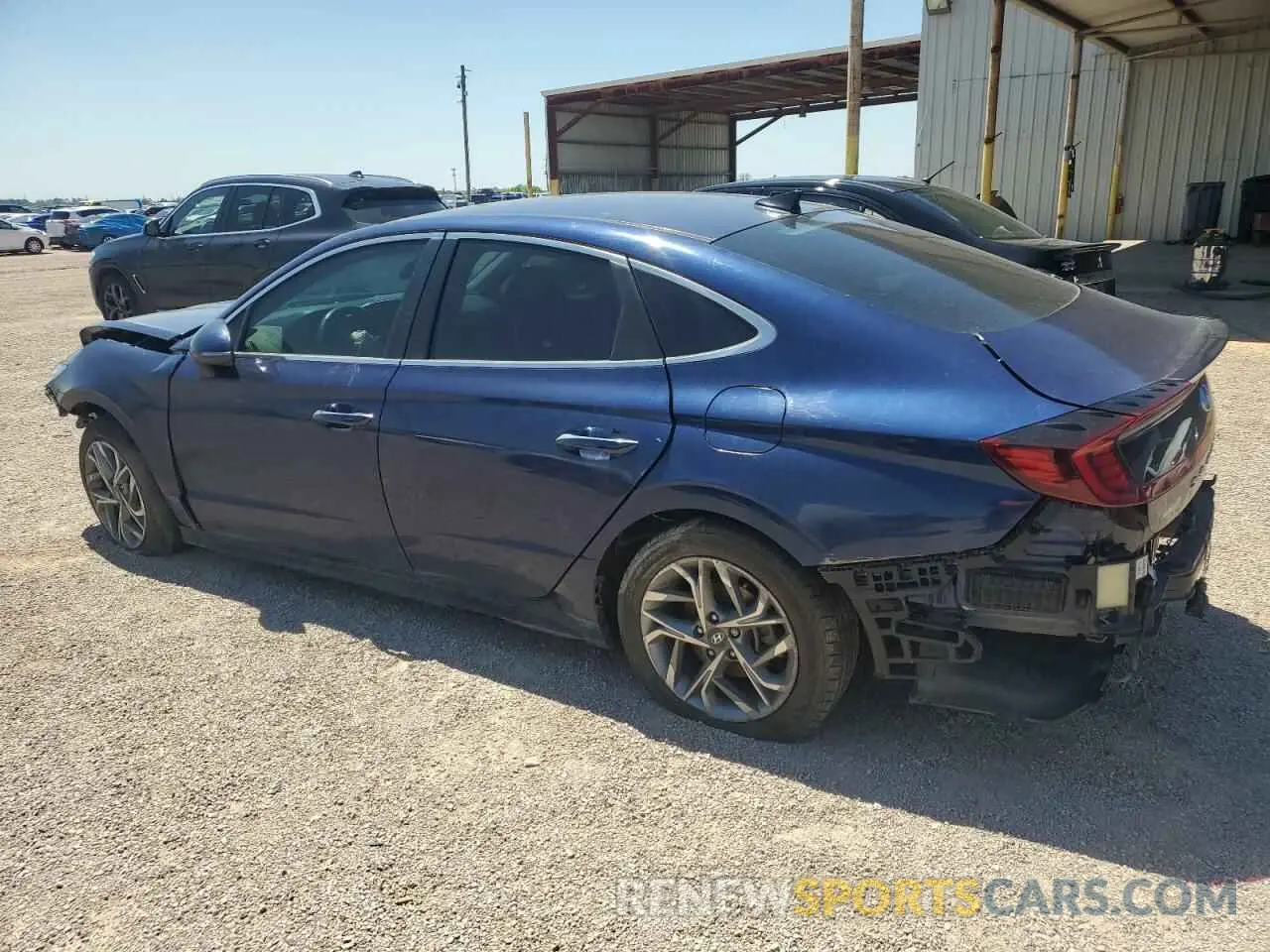 2 Photograph of a damaged car 5NPEF4JAXLH052763 HYUNDAI SONATA 2020