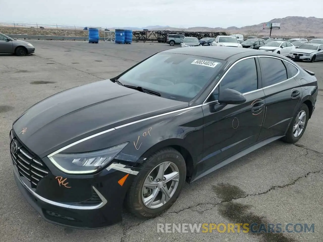 1 Photograph of a damaged car 5NPEG4JA0LH027187 HYUNDAI SONATA 2020