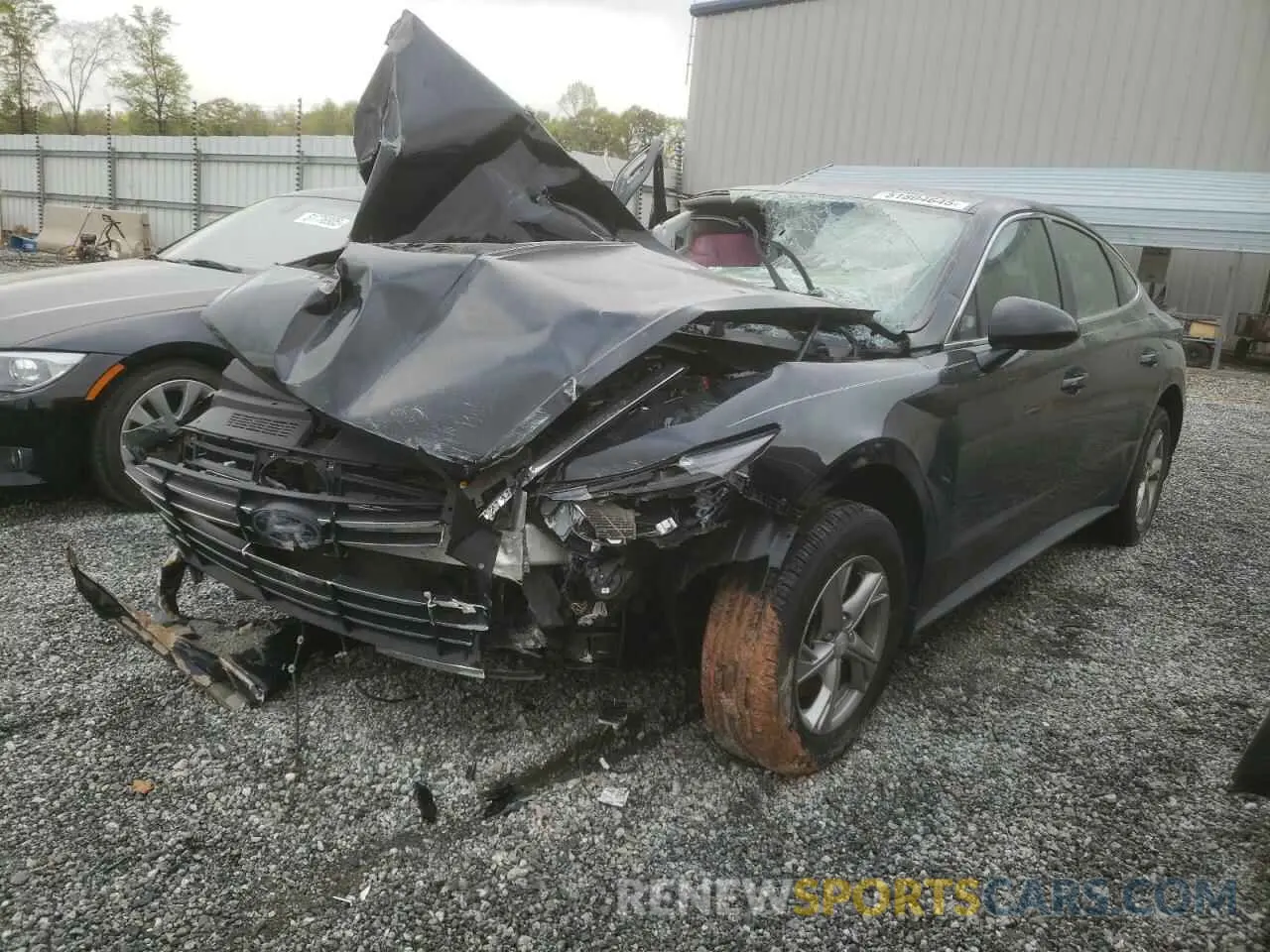 1 Photograph of a damaged car 5NPEG4JA1LH030082 HYUNDAI SONATA 2020