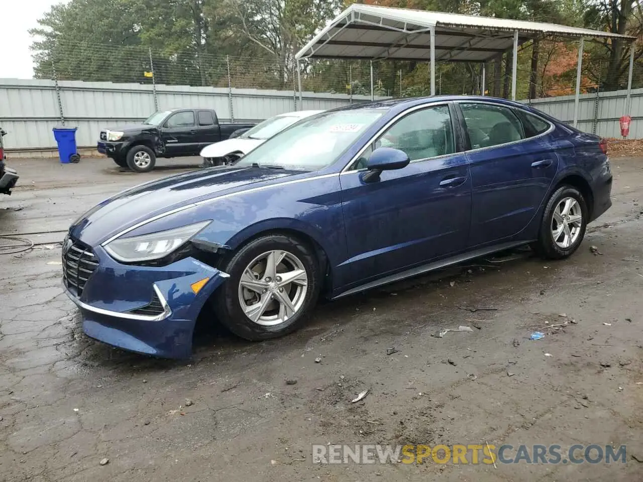 1 Photograph of a damaged car 5NPEG4JA1LH054981 HYUNDAI SONATA 2020