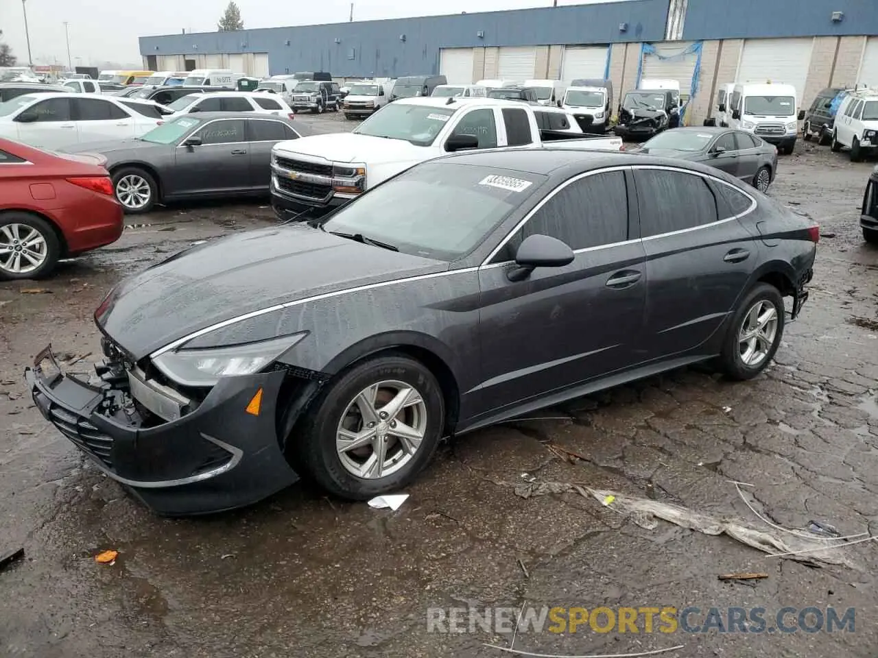 1 Photograph of a damaged car 5NPEG4JA2LH054214 HYUNDAI SONATA 2020