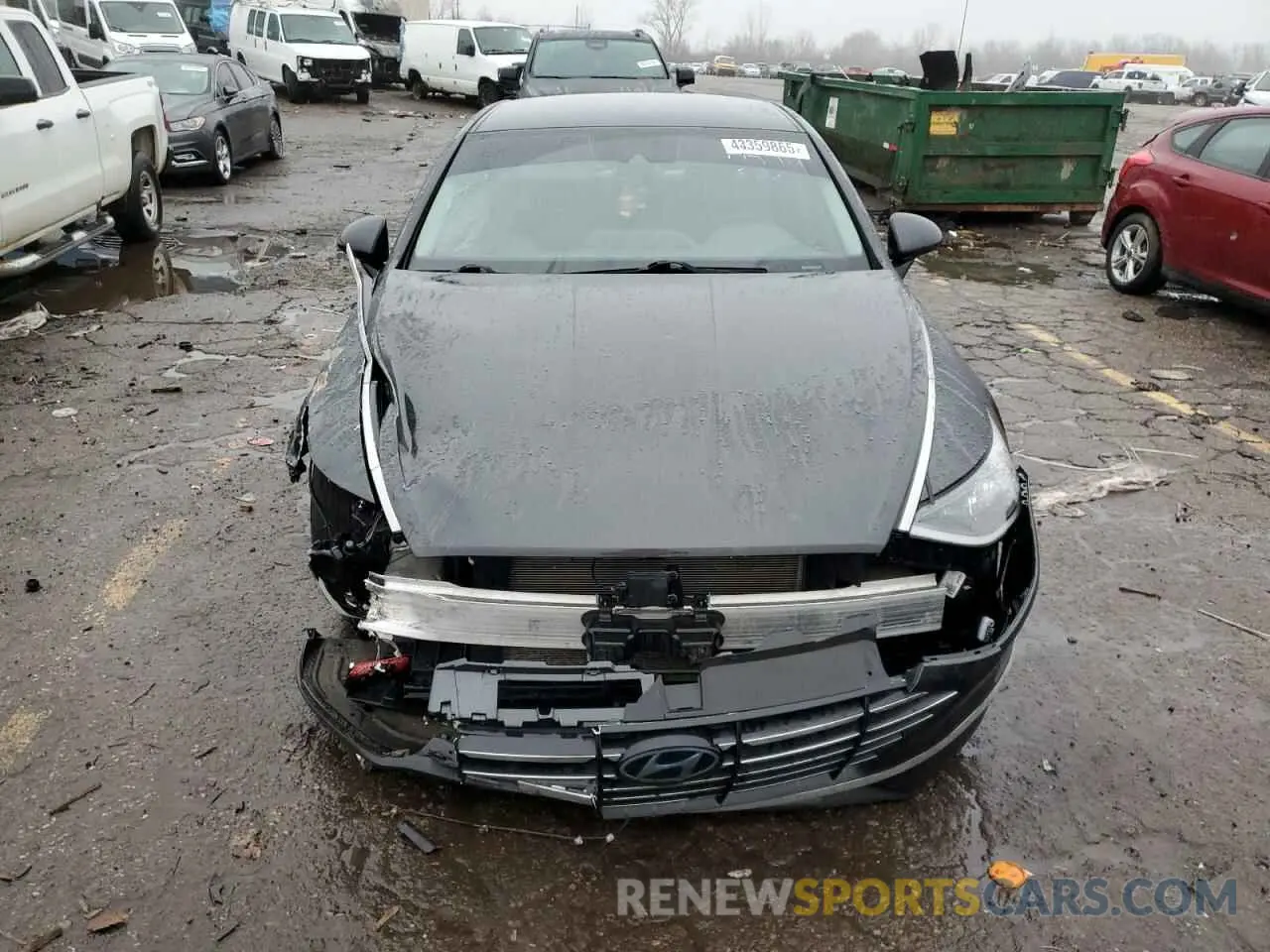 5 Photograph of a damaged car 5NPEG4JA2LH054214 HYUNDAI SONATA 2020