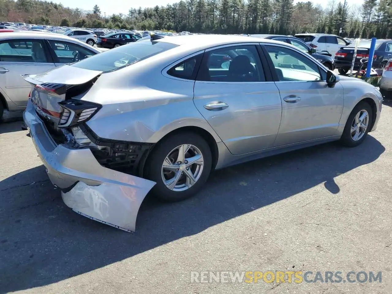 3 Photograph of a damaged car 5NPEG4JA4LH037608 HYUNDAI SONATA 2020