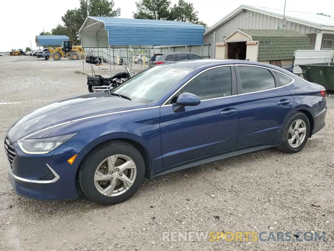 1 Photograph of a damaged car 5NPEG4JA4LH059561 HYUNDAI SONATA 2020