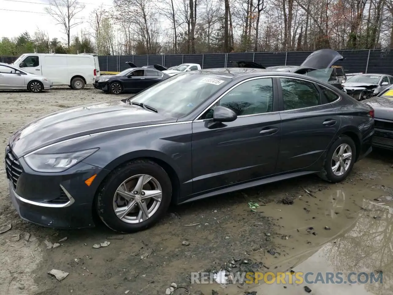 1 Photograph of a damaged car 5NPEG4JA6LH008434 HYUNDAI SONATA 2020