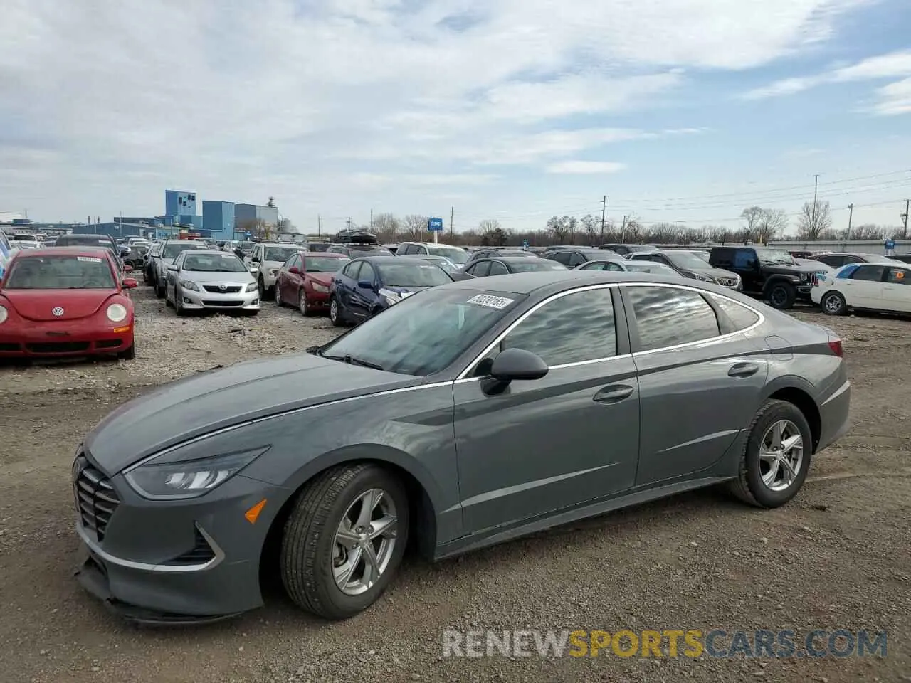 1 Photograph of a damaged car 5NPEG4JA6LH054118 HYUNDAI SONATA 2020