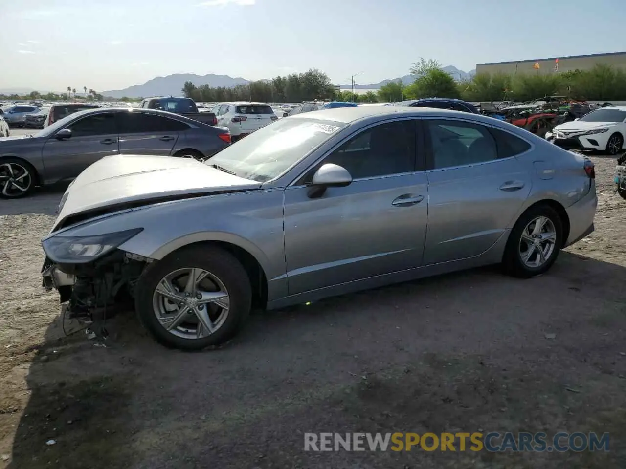 1 Photograph of a damaged car 5NPEG4JA6LH059917 HYUNDAI SONATA 2020