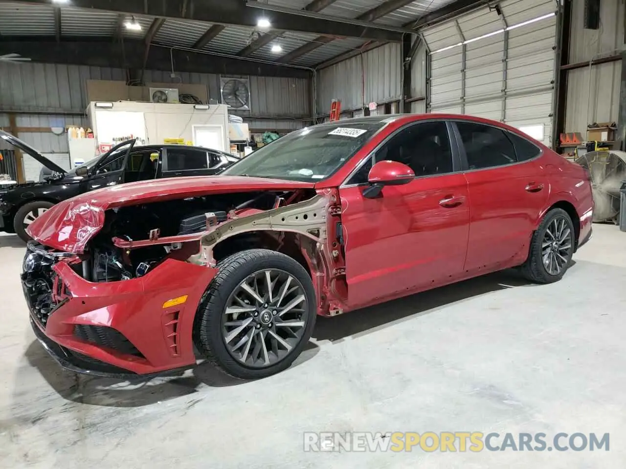 1 Photograph of a damaged car 5NPEH4J20LH013716 HYUNDAI SONATA 2020