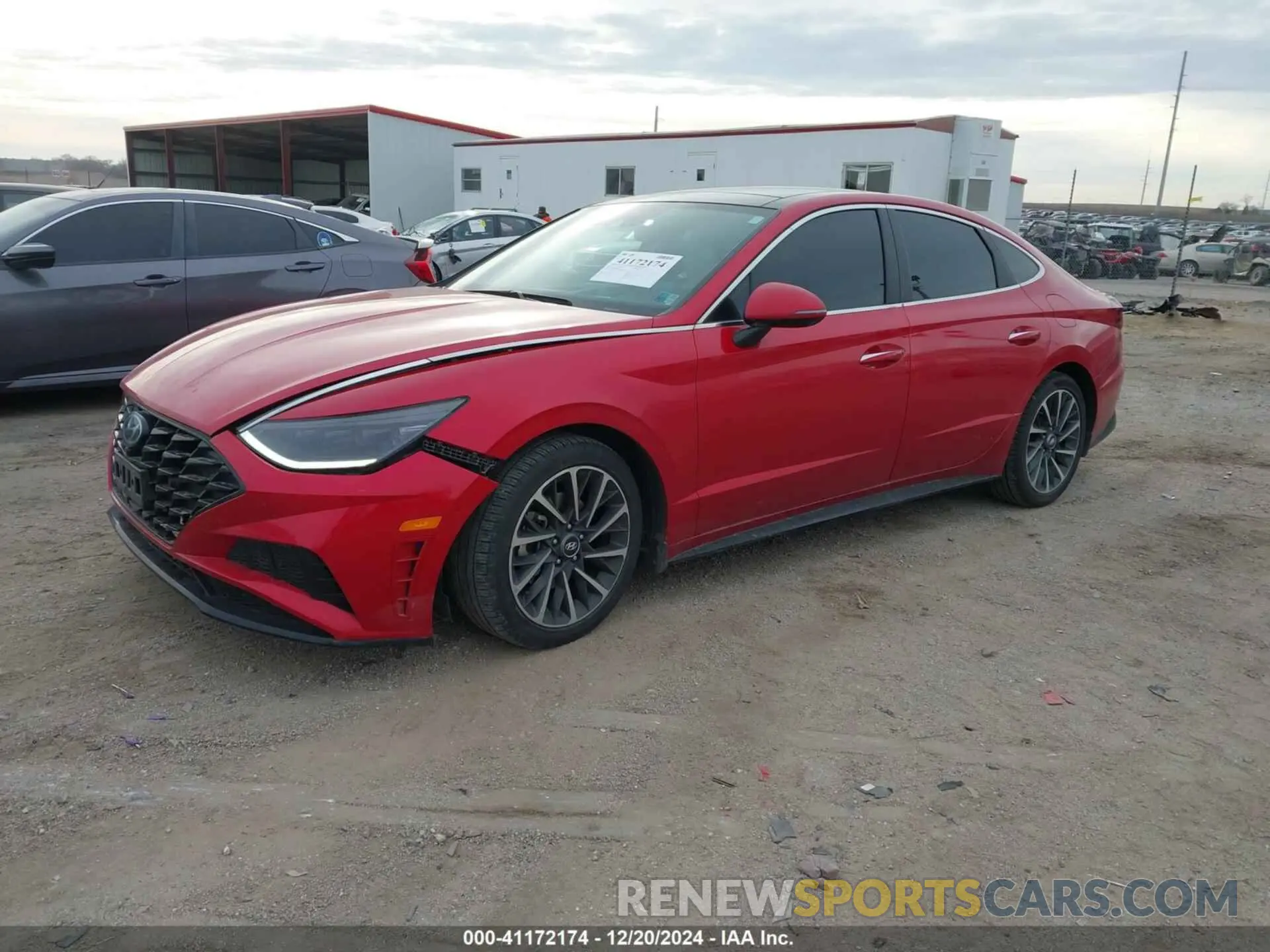 2 Photograph of a damaged car 5NPEH4J20LH014638 HYUNDAI SONATA 2020