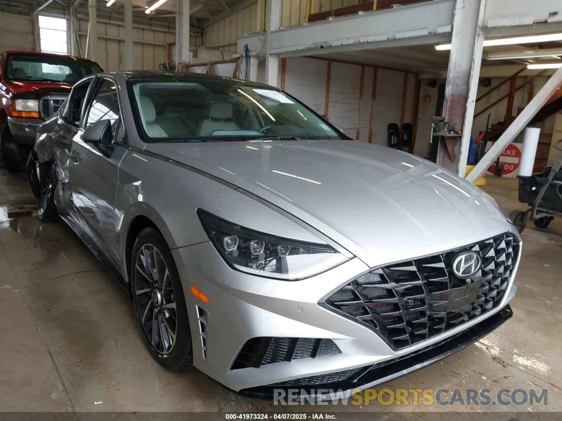 1 Photograph of a damaged car 5NPEH4J21LH046482 HYUNDAI SONATA 2020