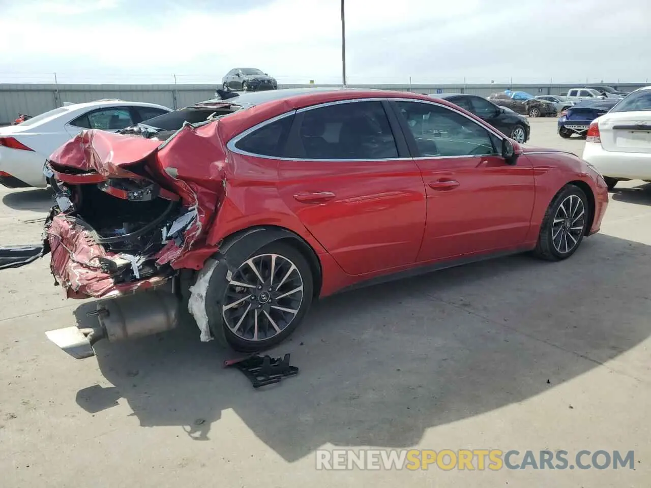 3 Photograph of a damaged car 5NPEH4J22LH010316 HYUNDAI SONATA 2020
