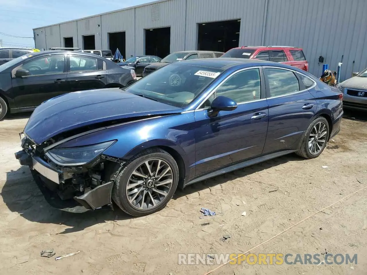 1 Photograph of a damaged car 5NPEH4J22LH044353 HYUNDAI SONATA 2020