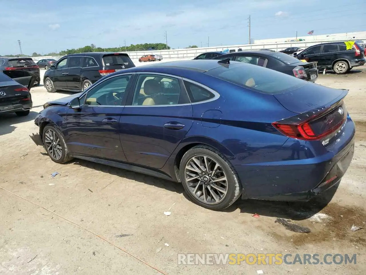 2 Photograph of a damaged car 5NPEH4J22LH044353 HYUNDAI SONATA 2020