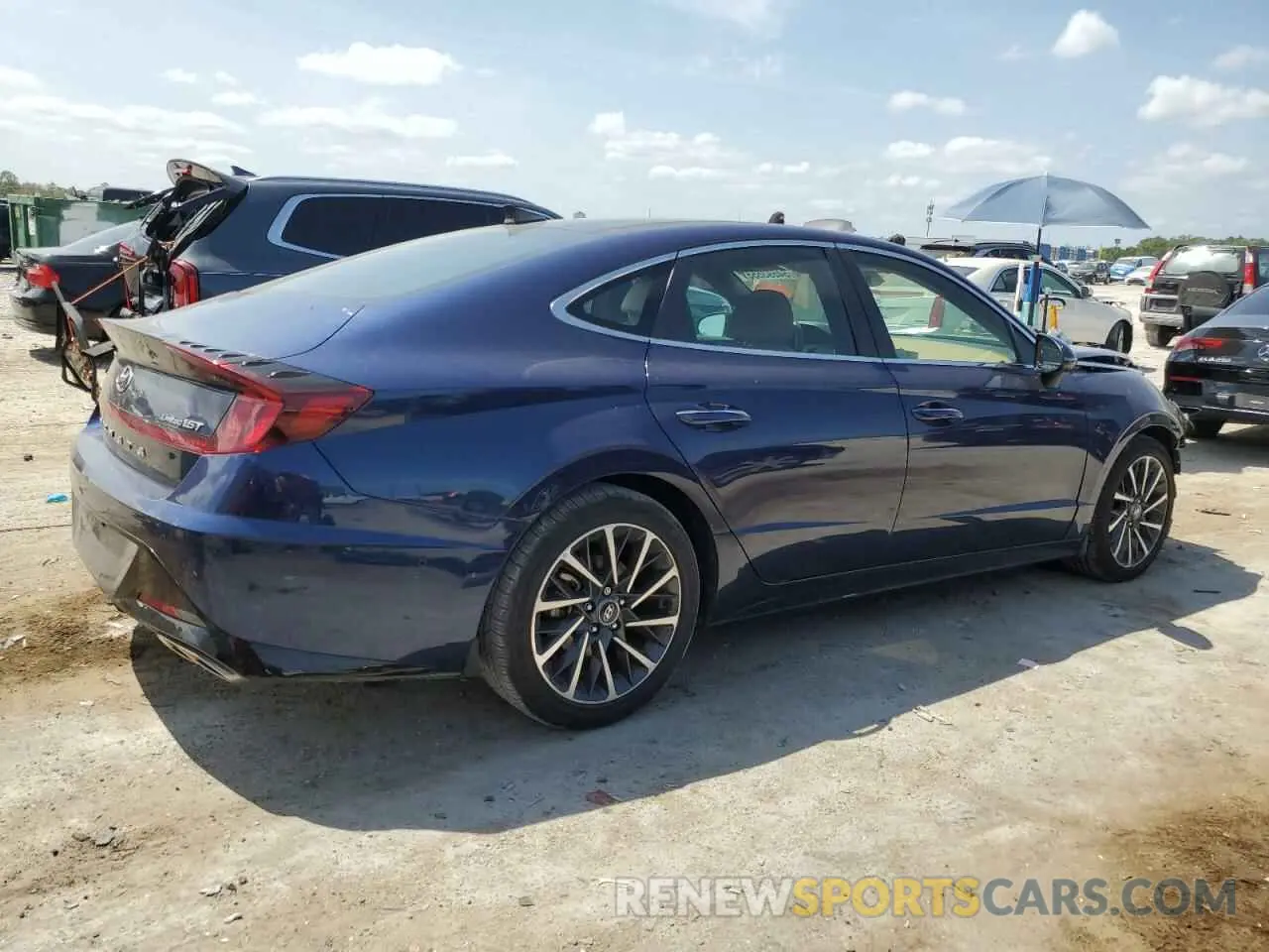 3 Photograph of a damaged car 5NPEH4J22LH044353 HYUNDAI SONATA 2020