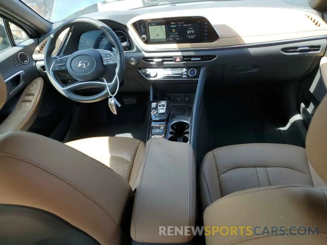 8 Photograph of a damaged car 5NPEH4J22LH044353 HYUNDAI SONATA 2020