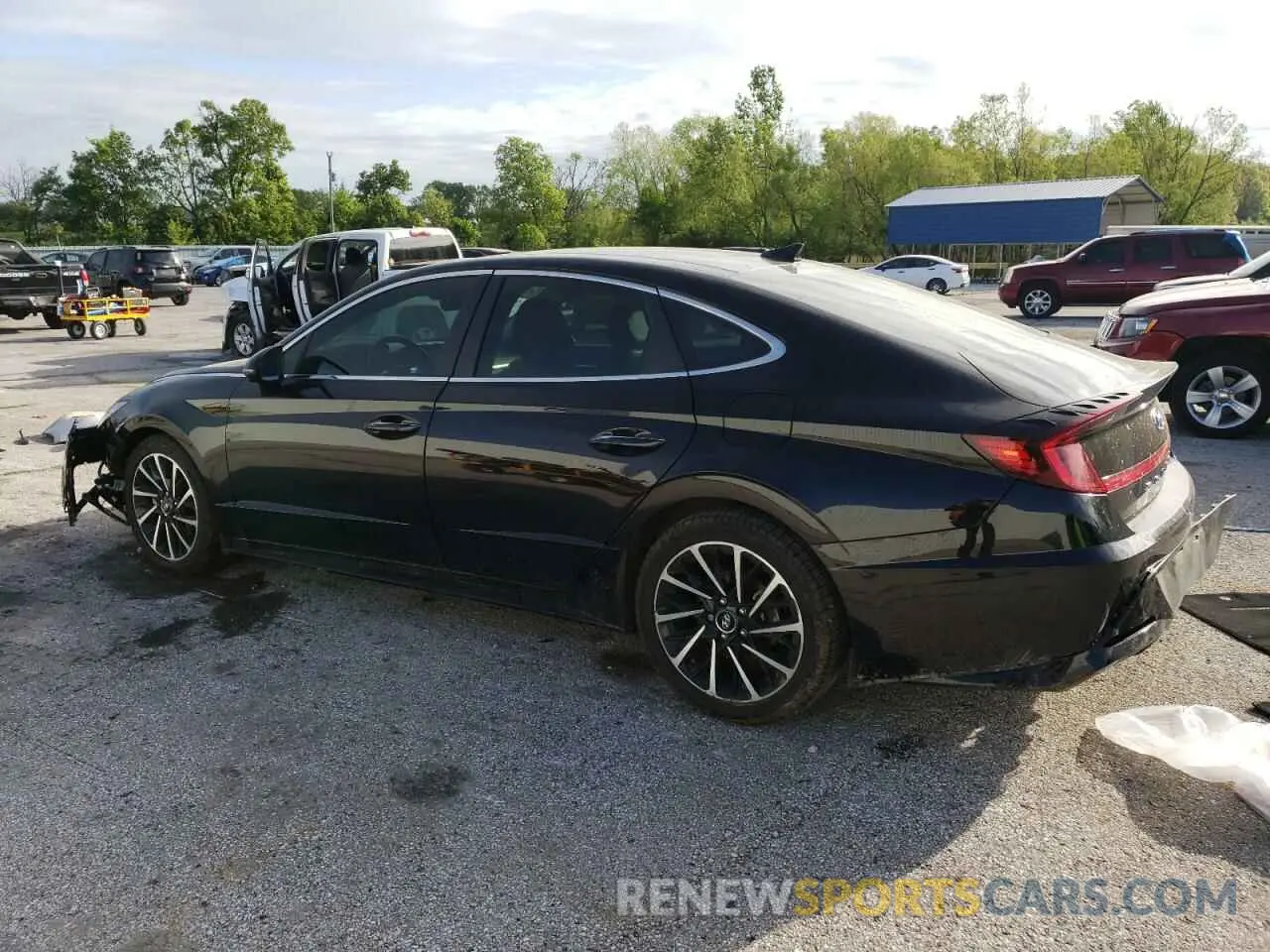 2 Photograph of a damaged car 5NPEH4J24LH031684 HYUNDAI SONATA 2020