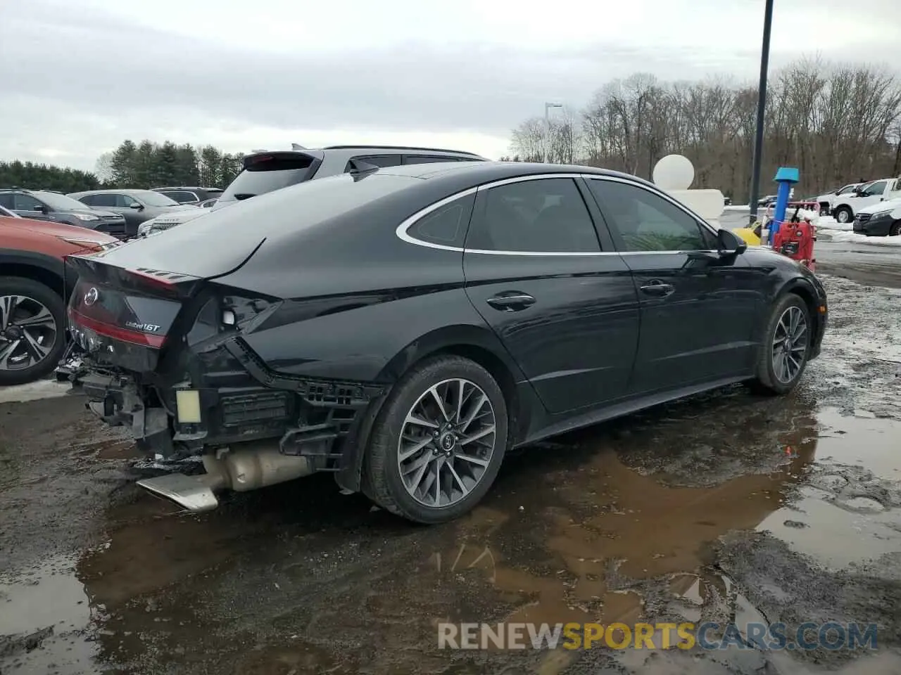 3 Photograph of a damaged car 5NPEH4J26LH028270 HYUNDAI SONATA 2020