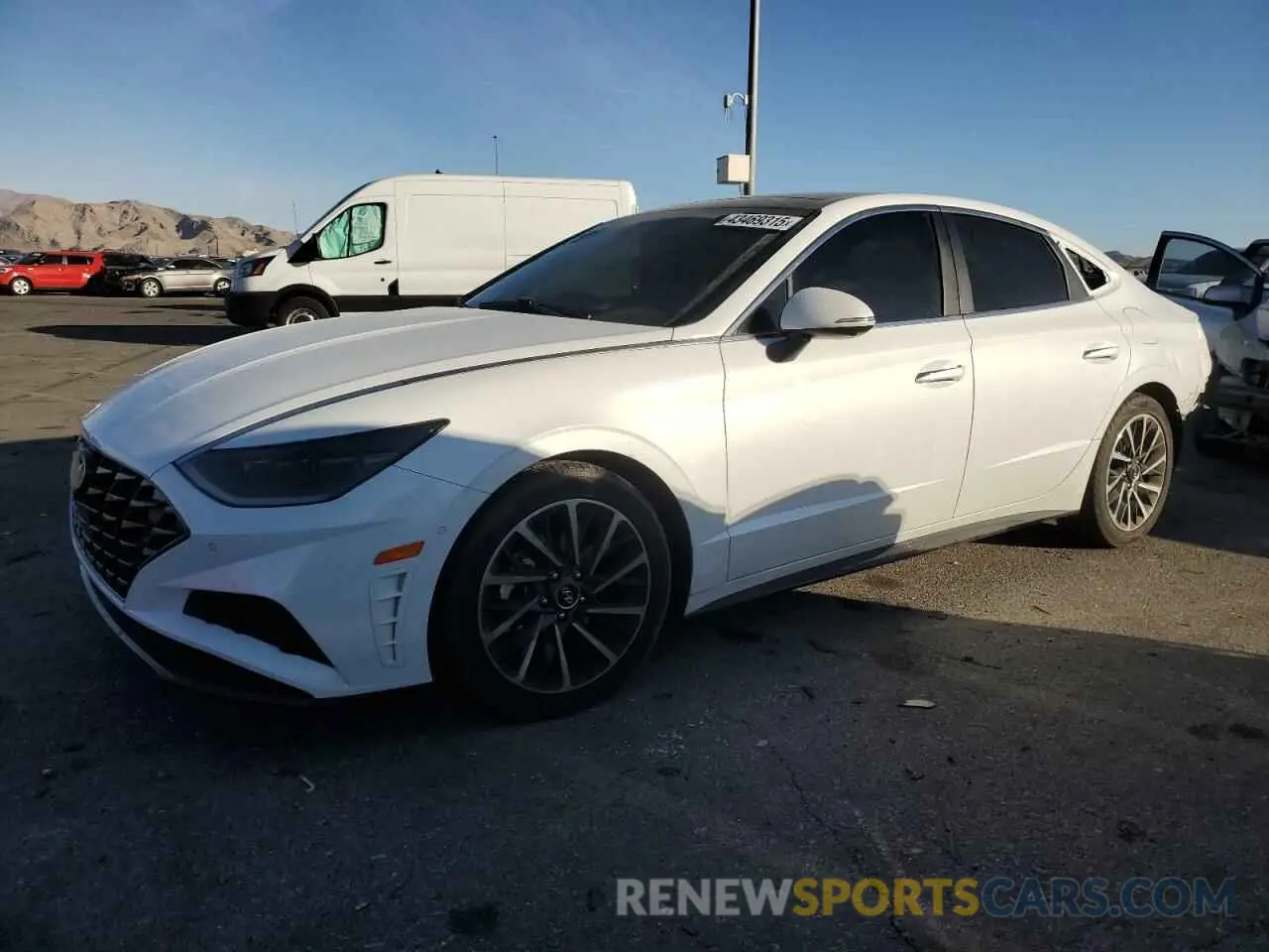 1 Photograph of a damaged car 5NPEH4J26LH031136 HYUNDAI SONATA 2020