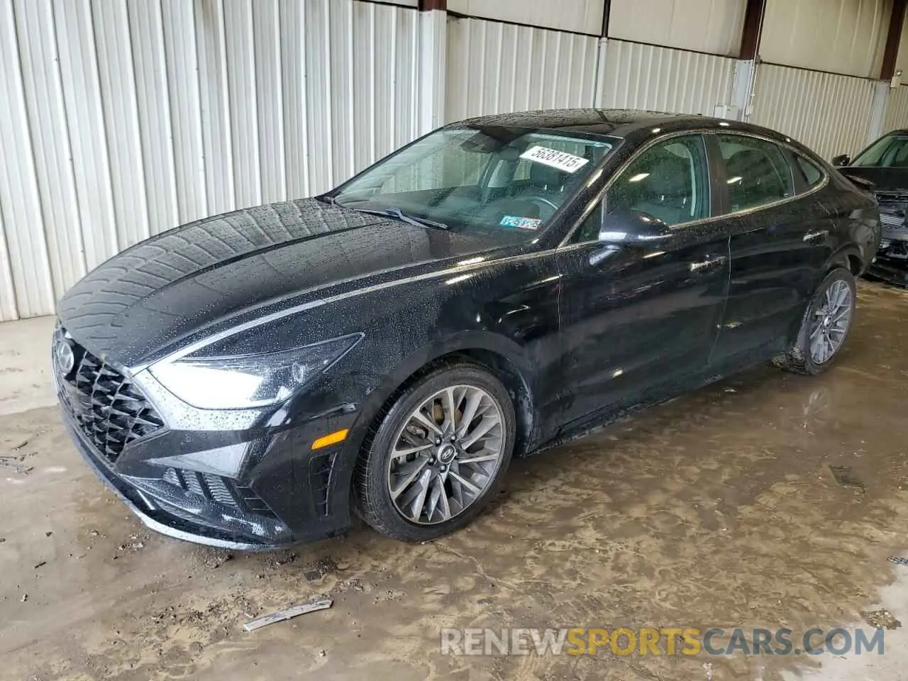 1 Photograph of a damaged car 5NPEH4J26LH033436 HYUNDAI SONATA 2020
