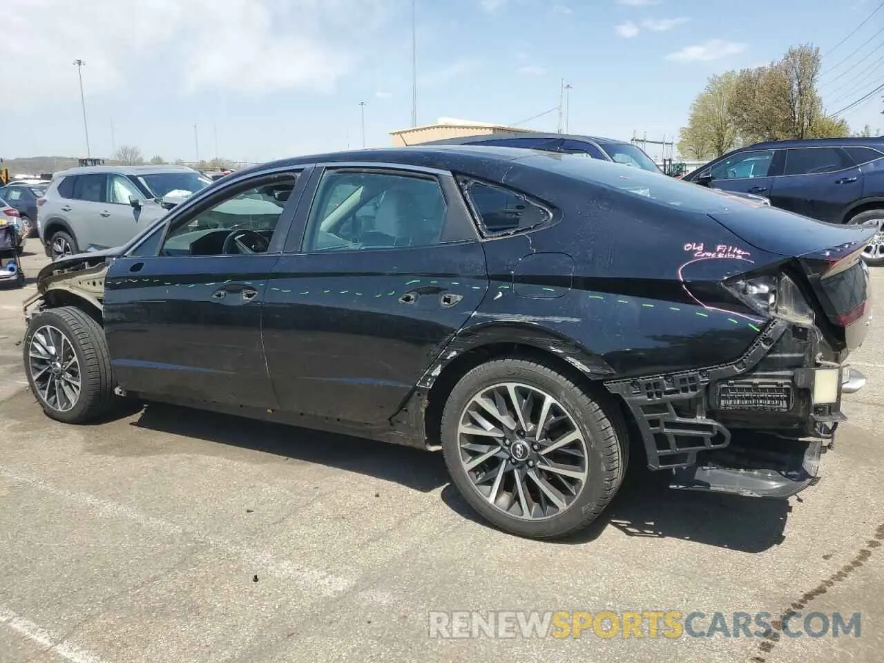 2 Photograph of a damaged car 5NPEH4J28LH008165 HYUNDAI SONATA 2020