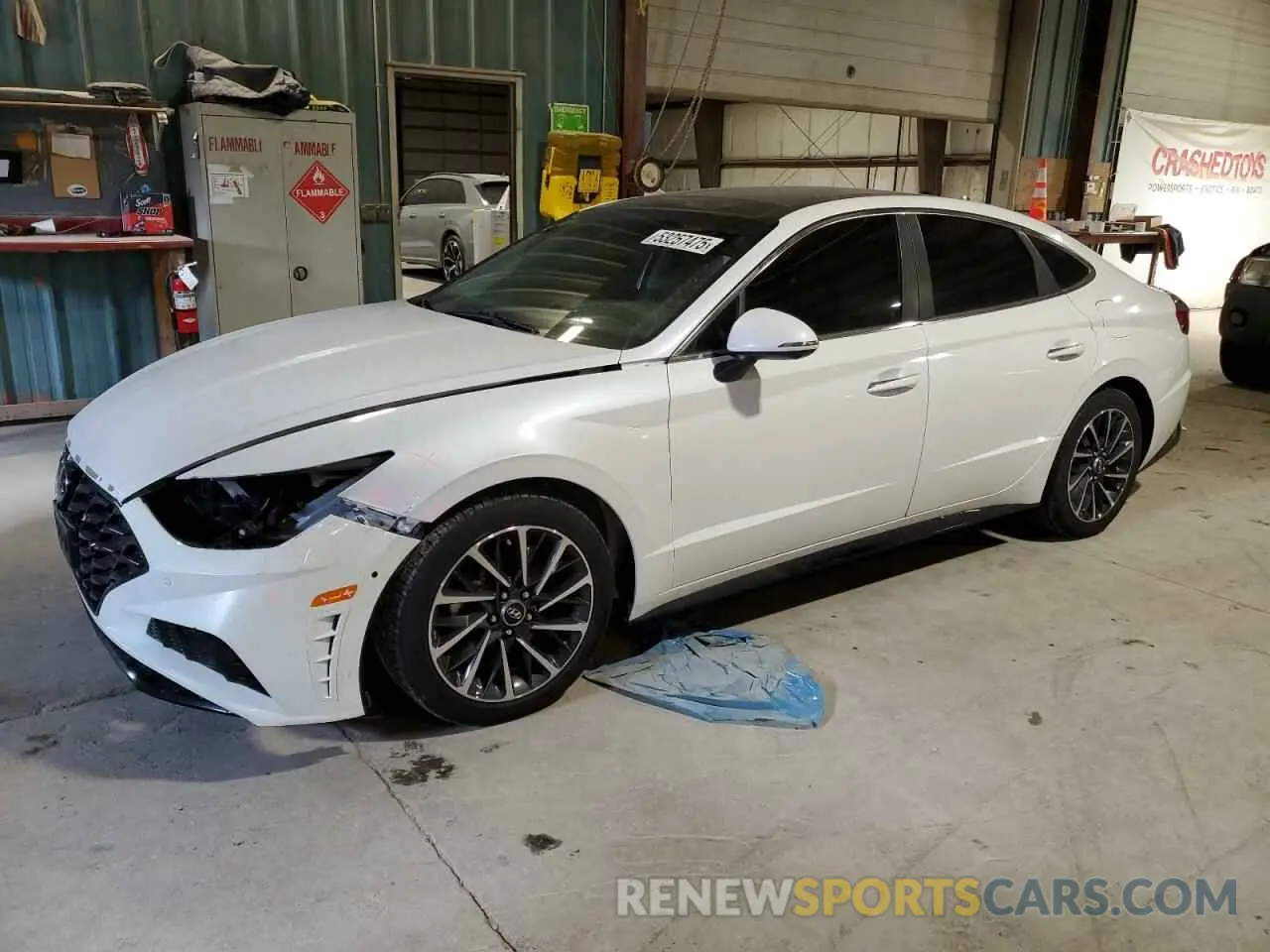 1 Photograph of a damaged car 5NPEH4J28LH013236 HYUNDAI SONATA 2020