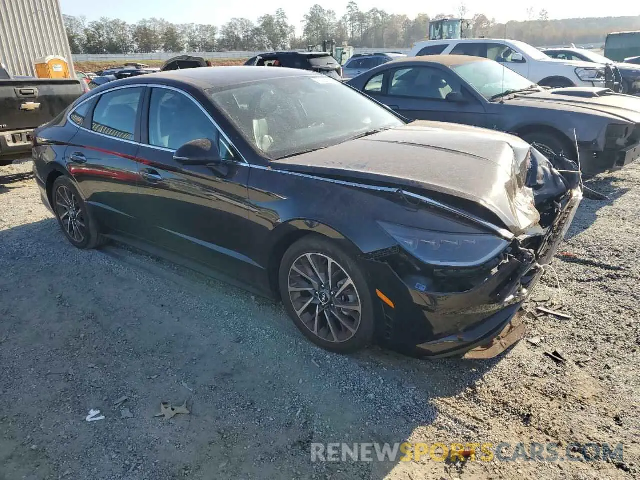 4 Photograph of a damaged car 5NPEH4J28LH014452 HYUNDAI SONATA 2020