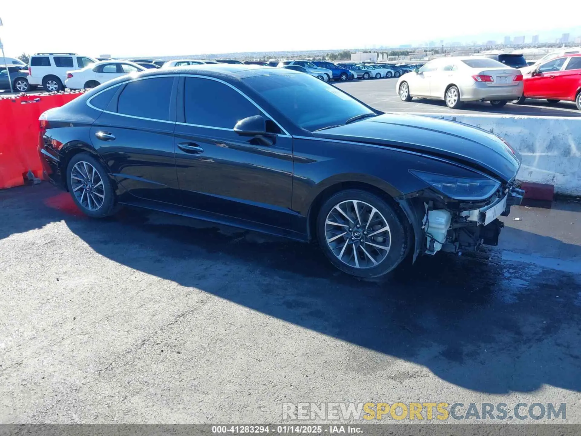 1 Photograph of a damaged car 5NPEH4J28LH032174 HYUNDAI SONATA 2020