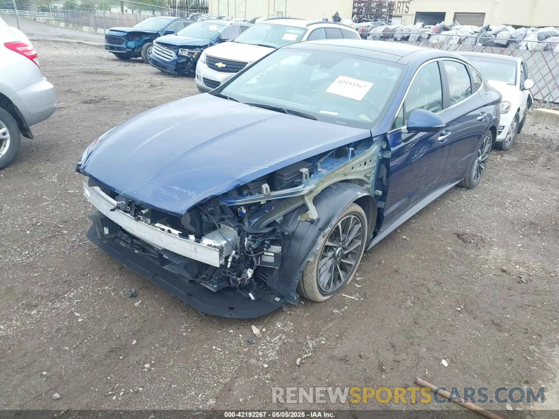 2 Photograph of a damaged car 5NPEH4J28LH040498 HYUNDAI SONATA 2020