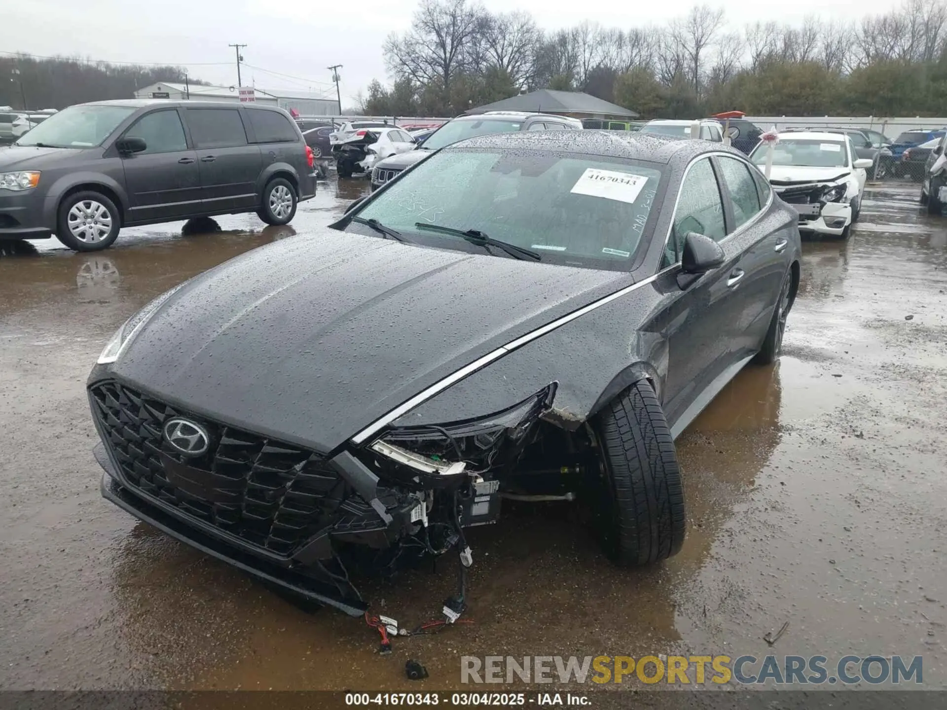 6 Photograph of a damaged car 5NPEH4J29LH031504 HYUNDAI SONATA 2020