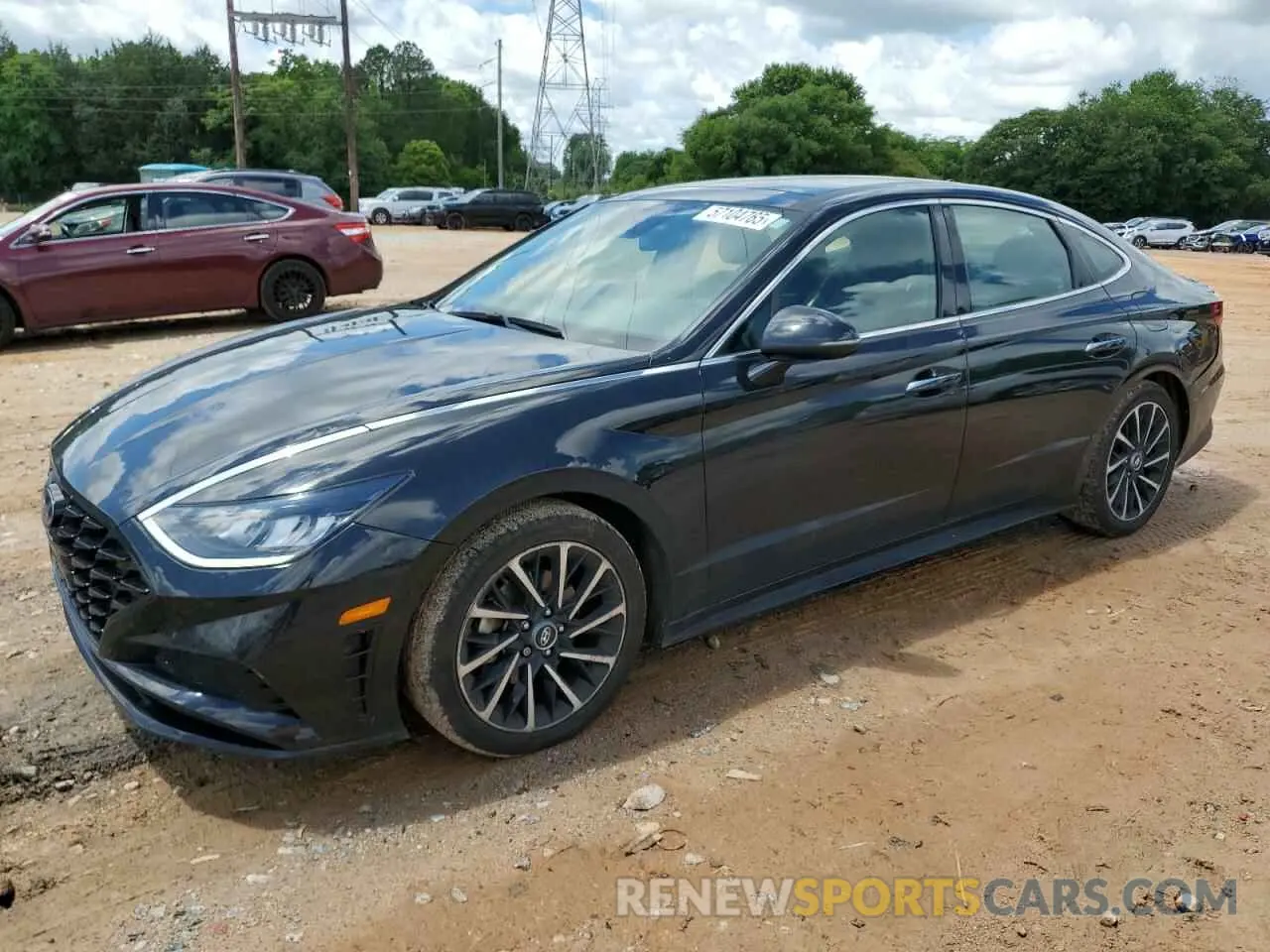 1 Photograph of a damaged car 5NPEJ4J21LH028634 HYUNDAI SONATA 2020