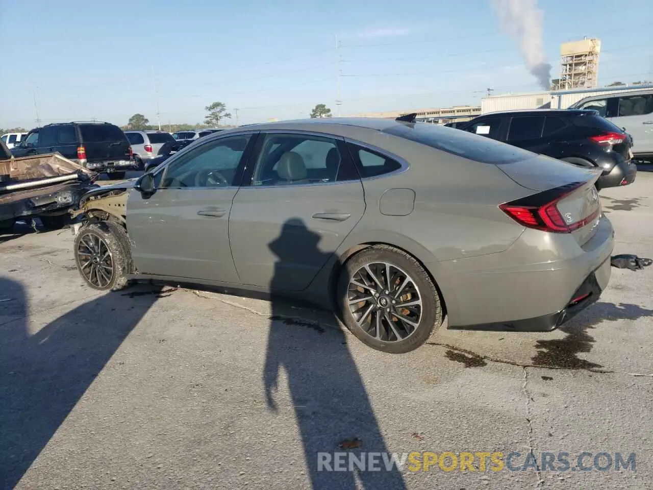2 Photograph of a damaged car 5NPEJ4J22LH014953 HYUNDAI SONATA 2020