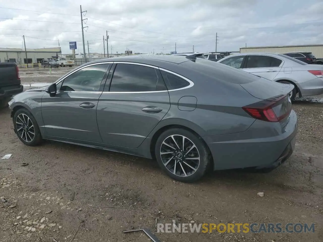 2 Photograph of a damaged car 5NPEJ4J22LH023586 HYUNDAI SONATA 2020