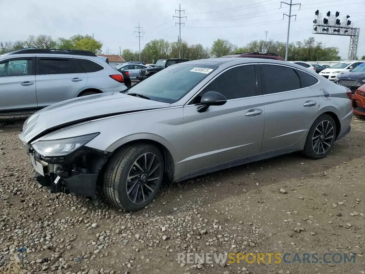 1 Photograph of a damaged car 5NPEJ4J22LH030036 HYUNDAI SONATA 2020
