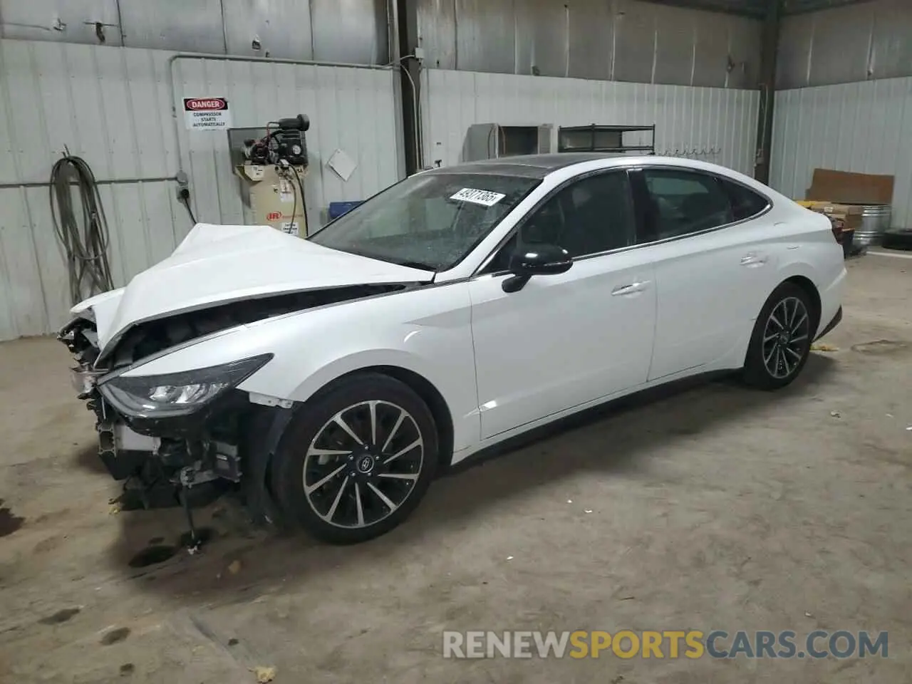 1 Photograph of a damaged car 5NPEJ4J23LH036797 HYUNDAI SONATA 2020