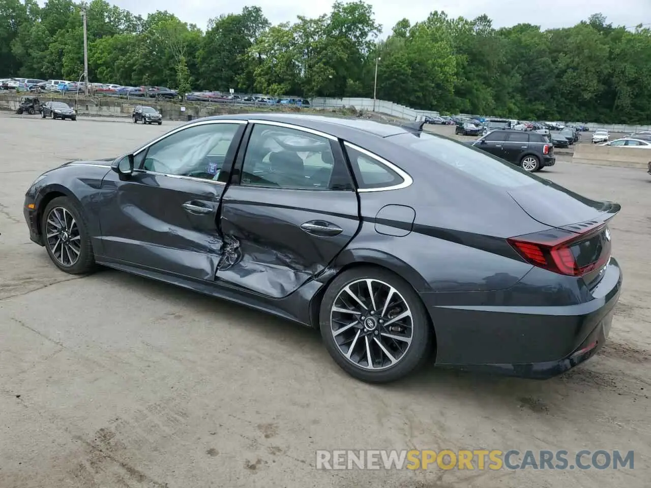 2 Photograph of a damaged car 5NPEJ4J23LH045192 HYUNDAI SONATA 2020