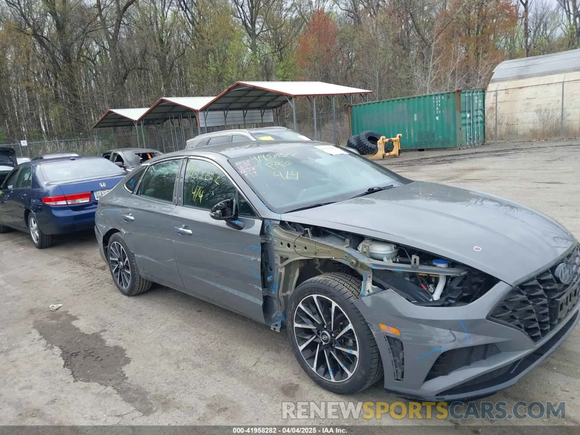 6 Photograph of a damaged car 5NPEJ4J24LH015523 HYUNDAI SONATA 2020