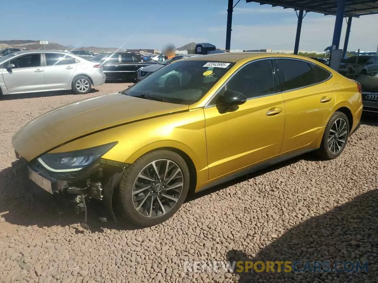 1 Photograph of a damaged car 5NPEJ4J24LH025632 HYUNDAI SONATA 2020