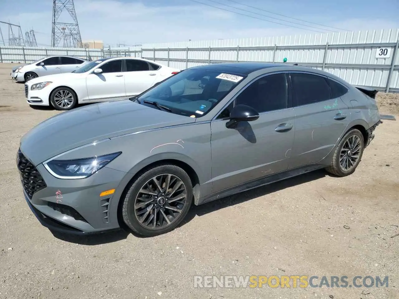 1 Photograph of a damaged car 5NPEJ4J24LH027171 HYUNDAI SONATA 2020