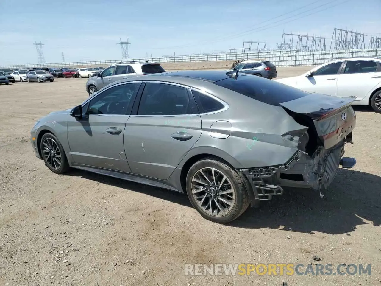 2 Photograph of a damaged car 5NPEJ4J24LH027171 HYUNDAI SONATA 2020