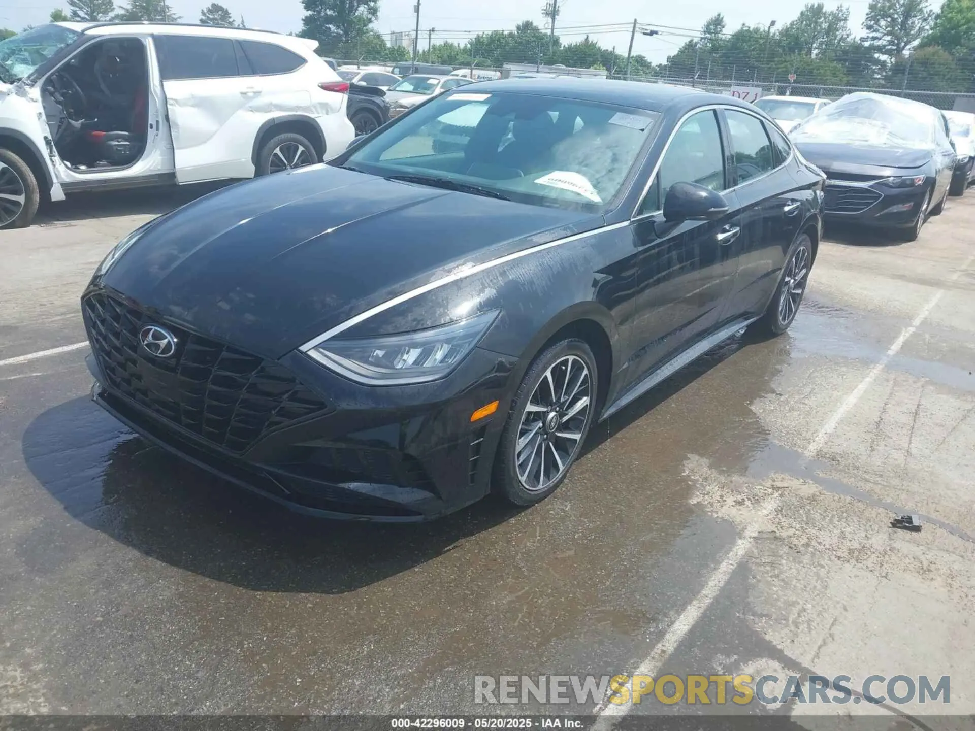 2 Photograph of a damaged car 5NPEJ4J24LH028627 HYUNDAI SONATA 2020