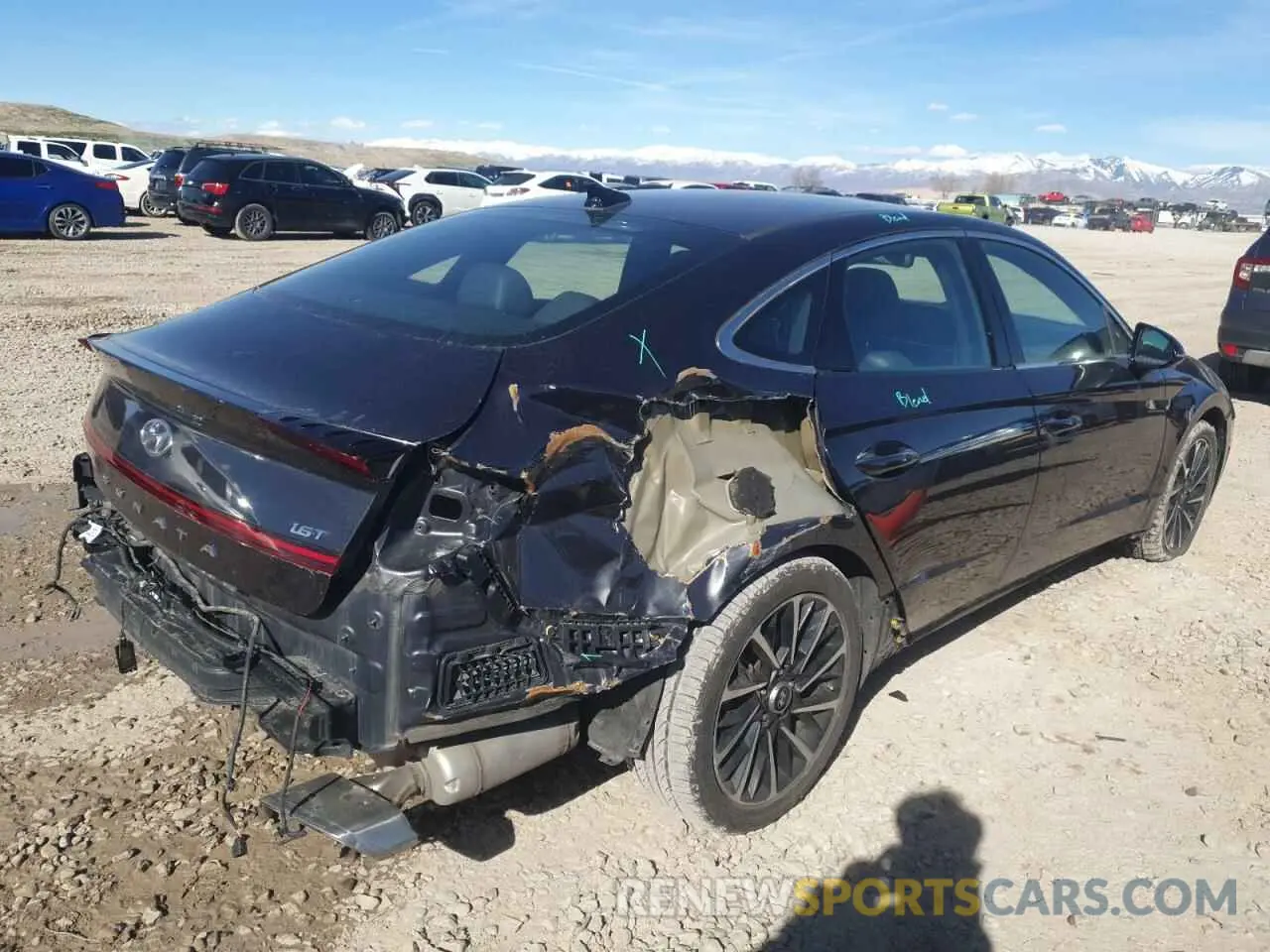 3 Photograph of a damaged car 5NPEJ4J25LH019550 HYUNDAI SONATA 2020
