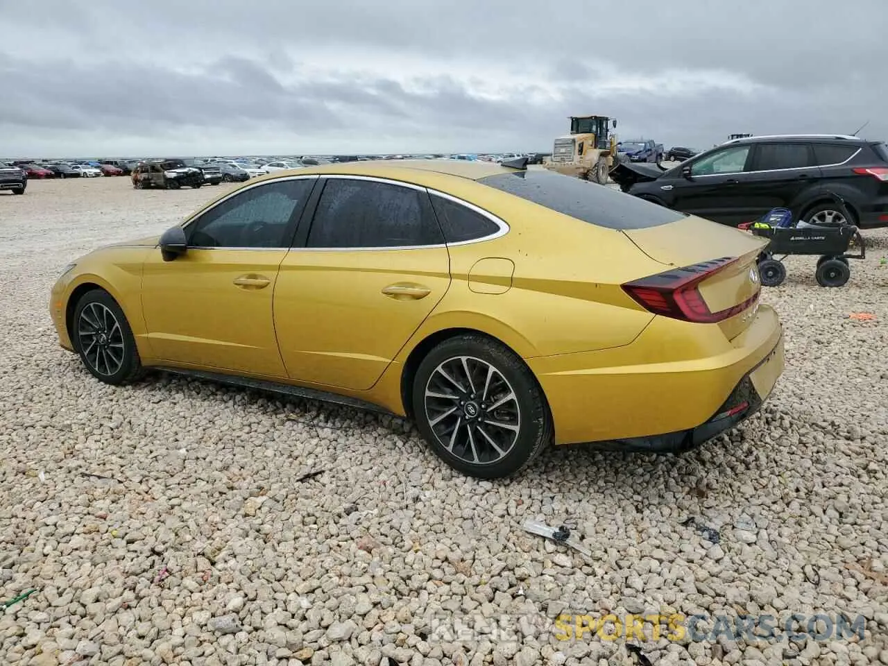 2 Photograph of a damaged car 5NPEJ4J25LH030208 HYUNDAI SONATA 2020