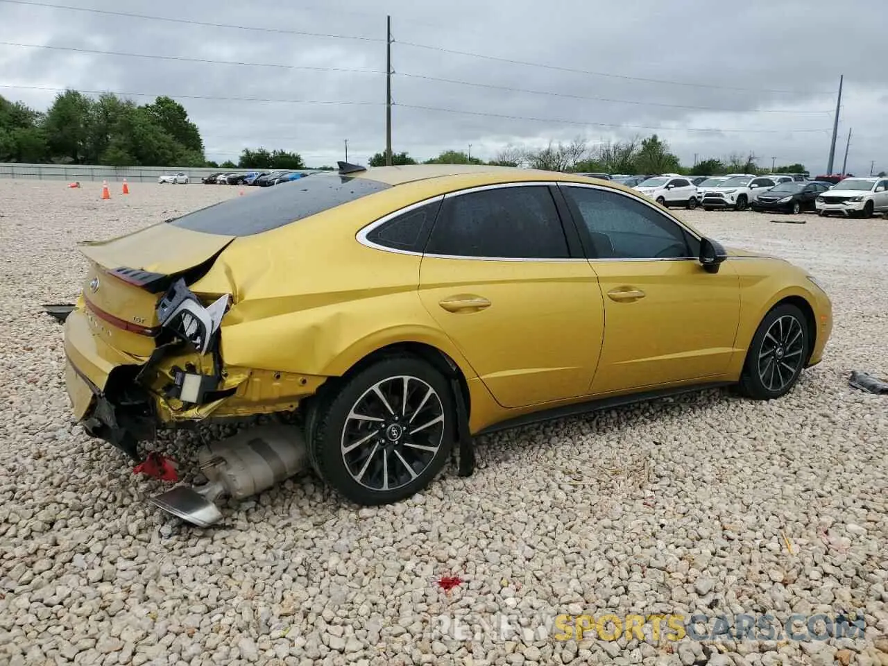 3 Photograph of a damaged car 5NPEJ4J25LH030208 HYUNDAI SONATA 2020