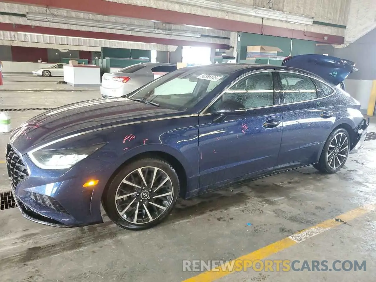 1 Photograph of a damaged car 5NPEJ4J25LH040351 HYUNDAI SONATA 2020
