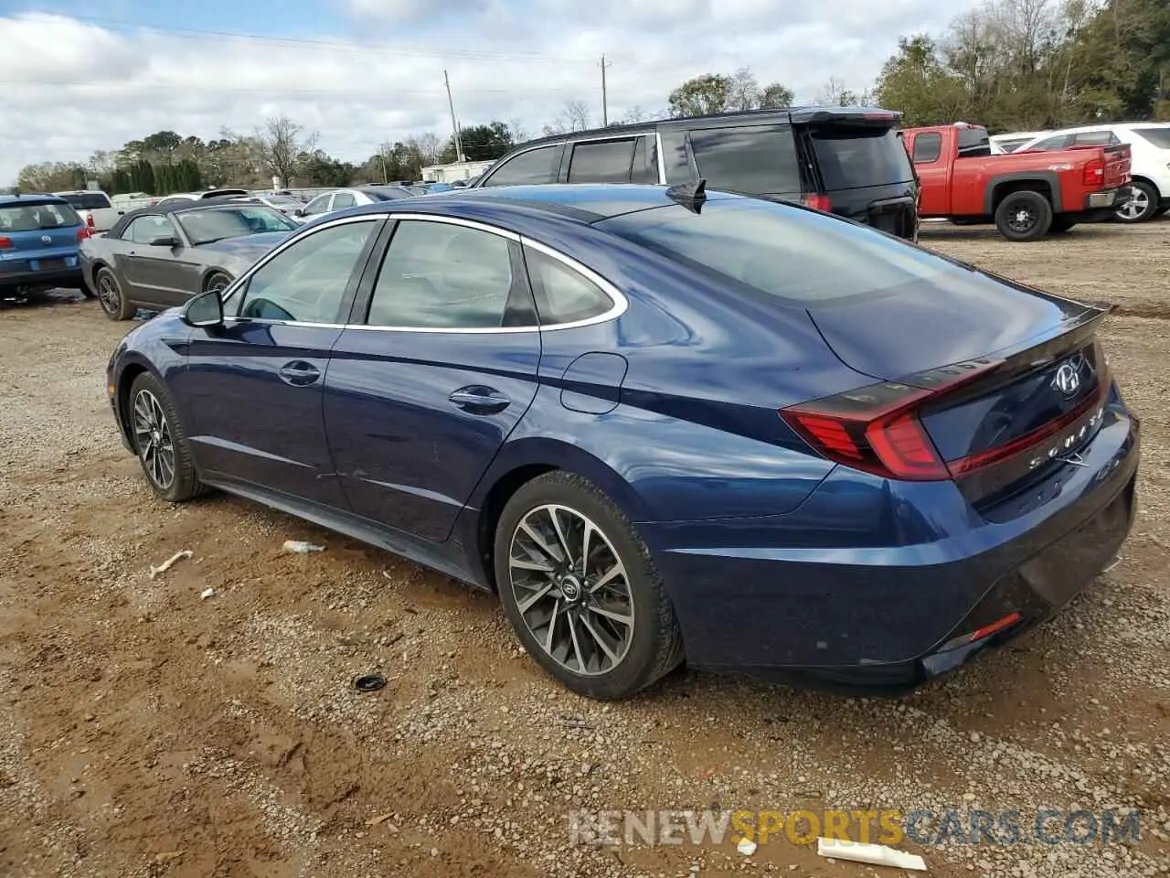 2 Photograph of a damaged car 5NPEJ4J25LH052077 HYUNDAI SONATA 2020